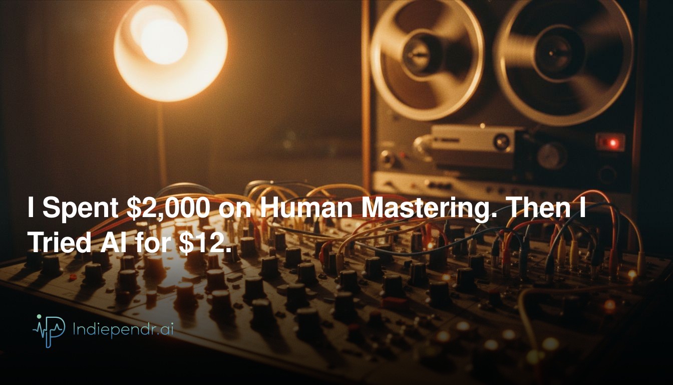 I Spent $2,000 on Human Mastering. Then I Tried AI for $12.