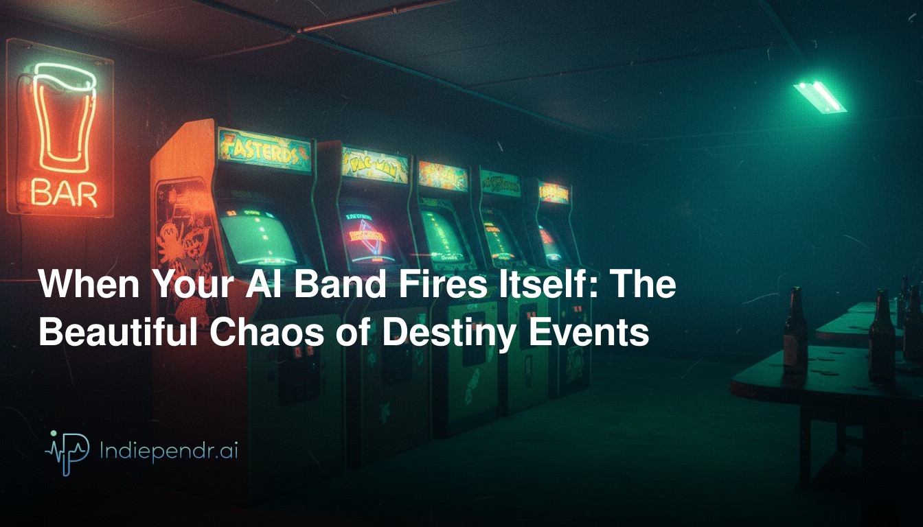 When Your AI Band Fires Itself: The Beautiful Chaos of Destiny Events