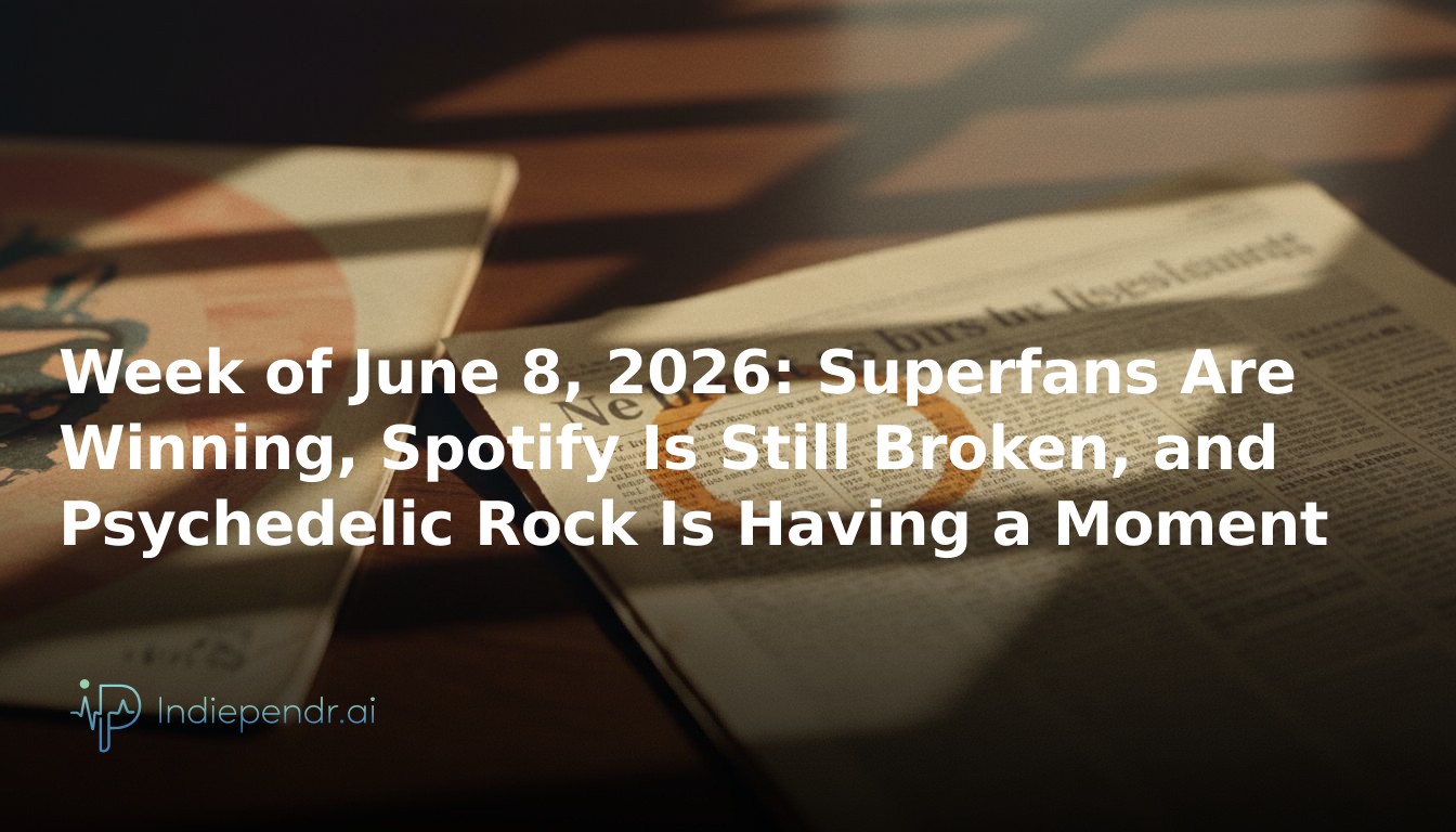 Week of June 8, 2026: Superfans Are Winning, Spotify Is Still Broken, and Psychedelic Rock Is Having a Moment