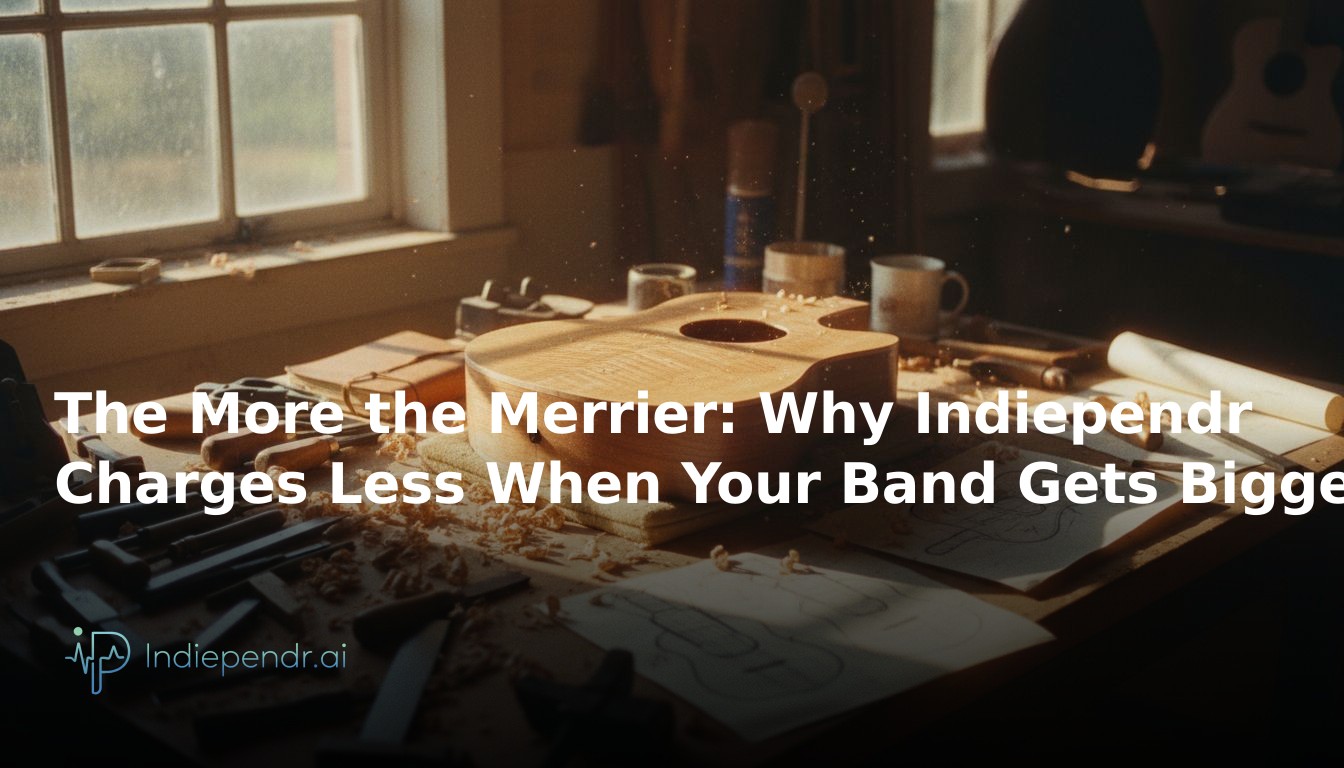 The More the Merrier: Why Indiependr Charges Less When Your Band Gets Bigger